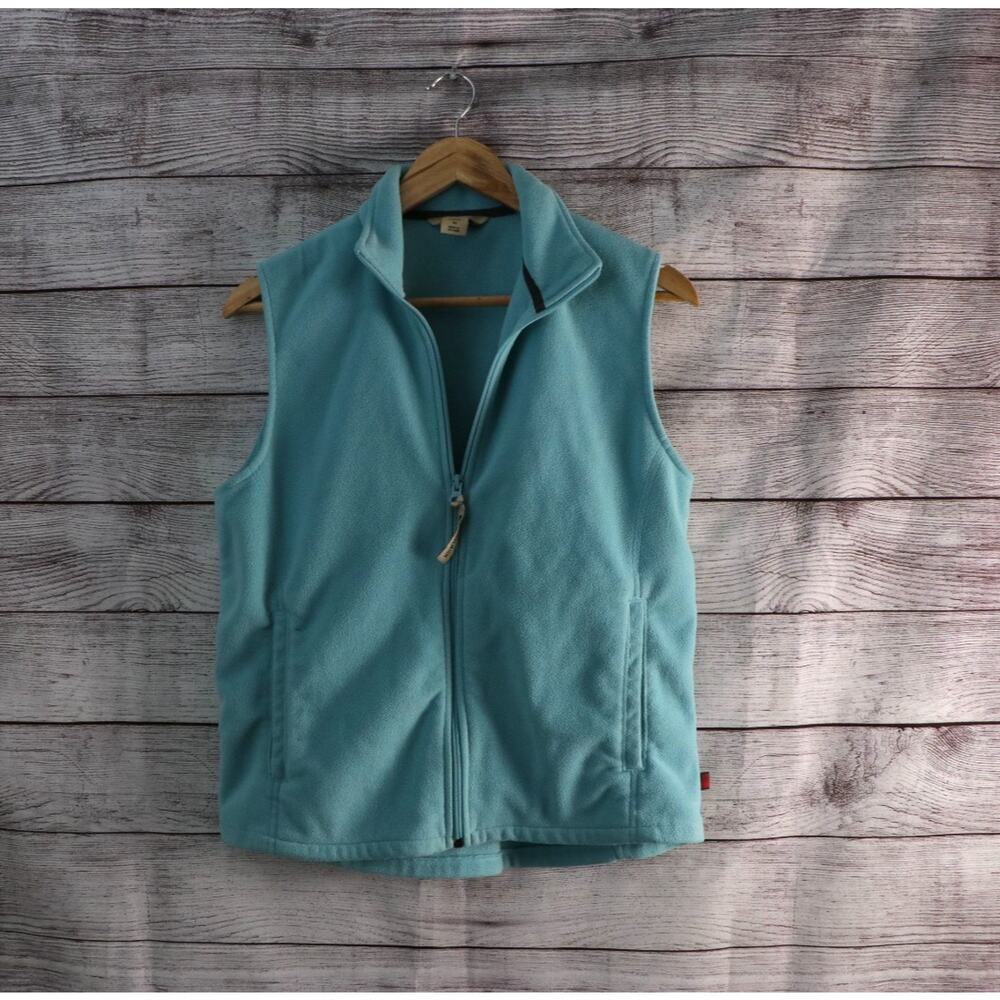 Woolrich Medium Blue Zip Up Jacket Vest